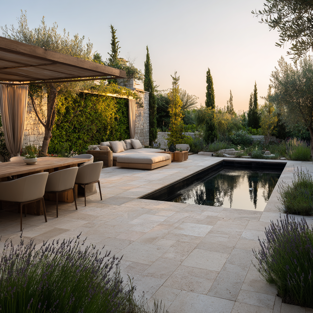 Outdoor living area at MNR Helpline rehab facility in St Paul, Minnesota